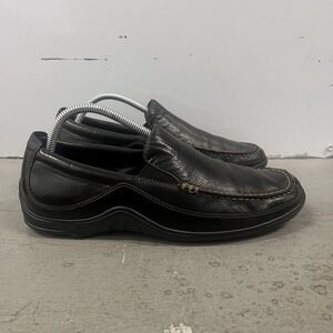 Cole Haan Loafer Mens 9.5 M Black Tucker Venetian Casual Dress Shoe C03557